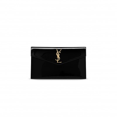 YSL UPTOWN POUCH IN PATENT LEATHER 565739B870J1000 (27*16*2cm)
